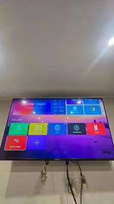 Telewizja i/lub zestaw kina domowego w obiekcie Apartament - Zdrojowy
