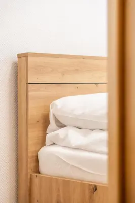 Łóżko lub łóżka w pokoju w obiekcie Apartament Średnia 16