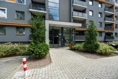 Budynek, w którym mieści się apartament