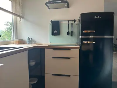 Kuchnia lub aneks kuchenny w obiekcie Apartament Sanatoryjna