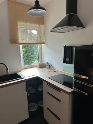 Kuchnia lub aneks kuchenny w obiekcie Apartament Sanatoryjna