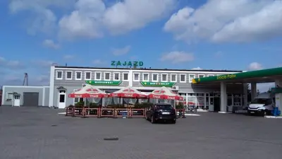 Budynek, w którym mieści się zajazd