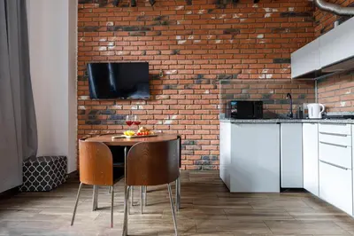 Kuchnia lub aneks kuchenny w obiekcie Urban Chic - Main Rail Station - Stylish Studio - K28