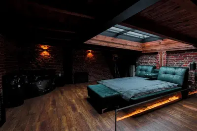 Łóżko lub łóżka w pokoju w obiekcie Hedonia Apartamenty Premium