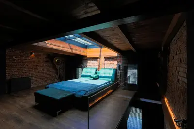 Łóżko lub łóżka w pokoju w obiekcie Hedonia Apartamenty Premium