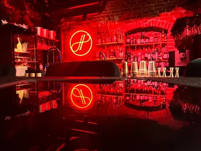Hol lub bar w obiekcie Hedonia Apartamenty Premium