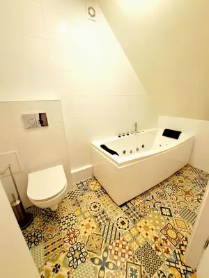 Łazienka w obiekcie Garden House Jacuzzi
