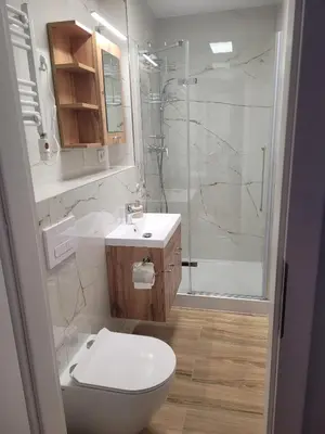 Łazienka w obiekcie Pokoje Gościnne U ANI