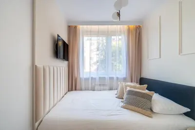 Łóżko lub łóżka w pokoju w obiekcie Apartament Przyjemny, Klimatyzacja, PW INVEST HOME