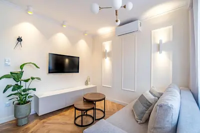 Telewizja i/lub zestaw kina domowego w obiekcie Apartament Przyjemny, Klimatyzacja, PW INVEST HOME