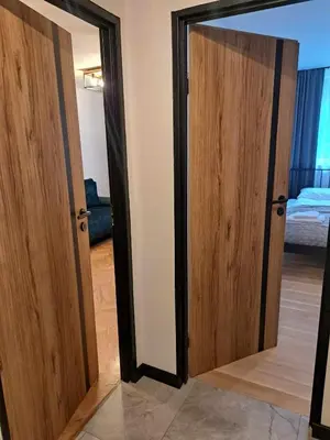 Łóżko lub łóżka w pokoju w obiekcie Loft Apartment Polanica Zdrój