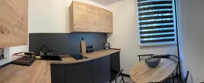 Kuchnia lub aneks kuchenny w obiekcie Loft Apartment Polanica Zdrój