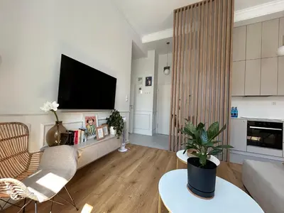 Kuchnia lub aneks kuchenny w obiekcie Apartament Przy Bulwarze