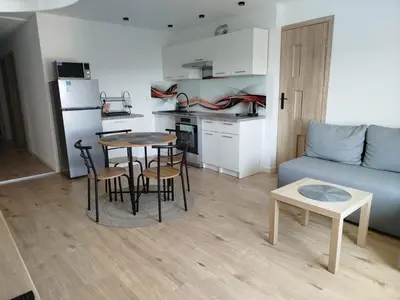 Kuchnia lub aneks kuchenny w obiekcie Apartament Eden