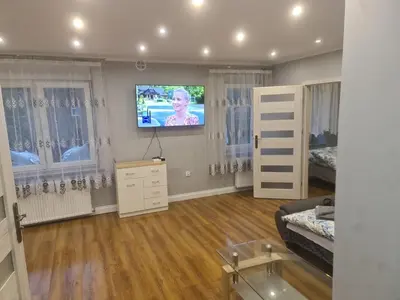 Telewizja i/lub zestaw kina domowego w obiekcie Apartament mieszkanie do wynajęcia Nicola