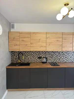 Kuchnia lub aneks kuchenny w obiekcie Apartament Nad Odrą