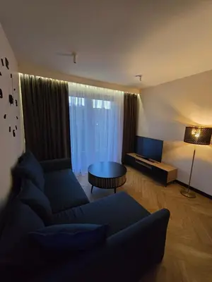 Część wypoczynkowa w obiekcie Apartament Zielone Łąki