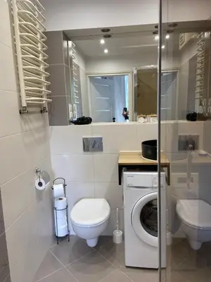 Łazienka w obiekcie Perła na Grabiszynie by Apartamenty na dni Wrocław
