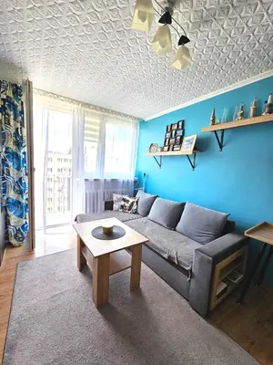Część wypoczynkowa w obiekcie Apartament Błękitny Horyzont, Klimatyzacja