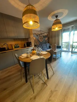 Plan piętra w obiekcie Apartament 8 z Ogródkiem i Prywatną Sauną, Rowery, Spacery w Dolinie Baryczy - 5D Apartamenty