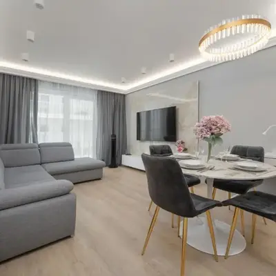 Elegant Apartment with Balcony by the Oder River in Wrocław by Renters Prestige