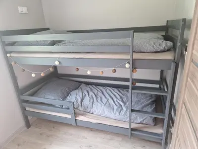 Łóżko lub łóżka w pokoju w obiekcie Apartamenty Bursztynowa