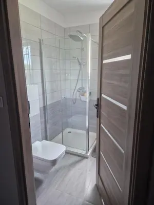 Łazienka w obiekcie Apartamenty Bursztynowa