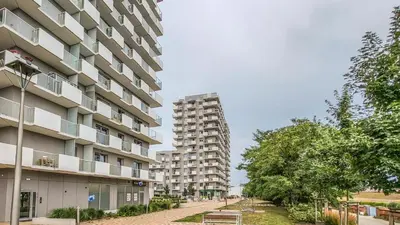 Budynek, w którym mieści się apartament