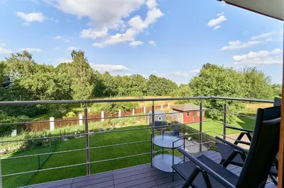 Balkon lub taras w obiekcie LAGUNA Loftowy na Wzgórzu