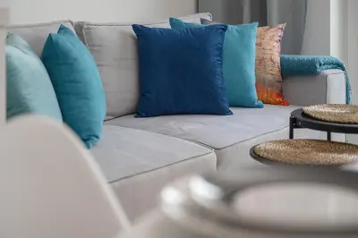 Część wypoczynkowa w obiekcie Modern & Cozy Przedmiejska Apartment in Wroclaw by Noclegi Renters