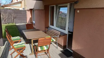 Balkon lub taras w obiekcie Apartament Wakacyjny JM