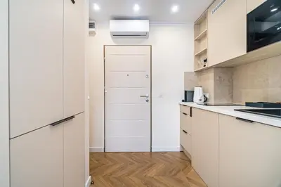 Kuchnia lub aneks kuchenny w obiekcie Apartament Hotelowy, Klimatyzacja, PW INVEST HOME