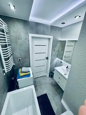 Łazienka w obiekcie Przytulny apartament z widokiem