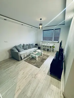 Część wypoczynkowa w obiekcie Przytulny apartament z widokiem