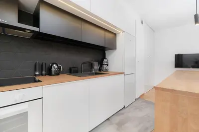 Kuchnia lub aneks kuchenny w obiekcie Two Level Apartment 2WATERS by Noclegi Renters
