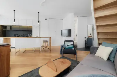 Kuchnia lub aneks kuchenny w obiekcie Two Level Apartment 2WATERS by Noclegi Renters