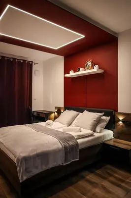 Łóżko lub łóżka w pokoju w obiekcie Apartament Ginger - Stare Miasto - bezpłatny parking - YouTube Apartament Ginger we Wrocławiu