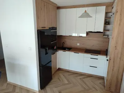 Kuchnia lub aneks kuchenny w obiekcie Apartament przy przystani