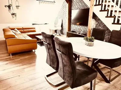 Część wypoczynkowa w obiekcie Apartament dwupoziomowy BALI