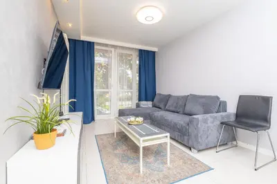 Część wypoczynkowa w obiekcie ALABAS - Stylish Central Apartment Check In 24h - Steps from Market Square & River