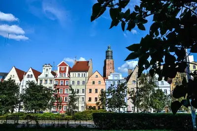 Budynek, w którym mieści się apartament