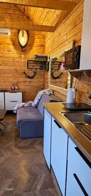 Kuchnia lub aneks kuchenny w obiekcie 3 Peaks Houses - Domki Całoroczne