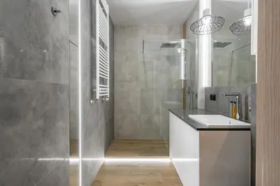 Łazienka w obiekcie RentPlanet - Apartament Małopanewska