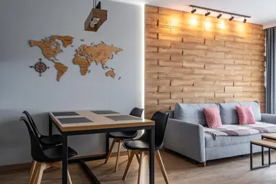 Część wypoczynkowa w obiekcie RentPlanet - Apartament Małopanewska