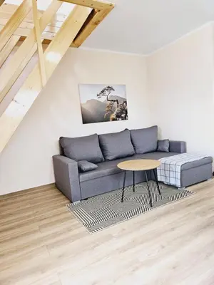 Część wypoczynkowa w obiekcie Apartament pod laskiem