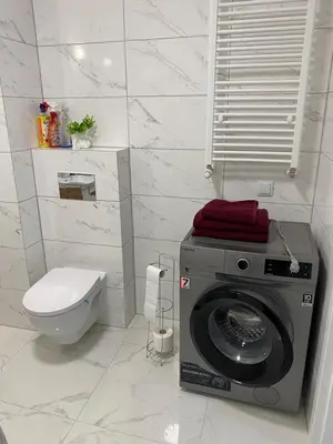 Łazienka w obiekcie Apartamenty JAGODNO