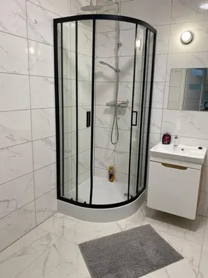 Łazienka w obiekcie Apartamenty JAGODNO