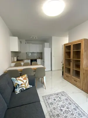 Kuchnia lub aneks kuchenny w obiekcie Apartamenty JAGODNO