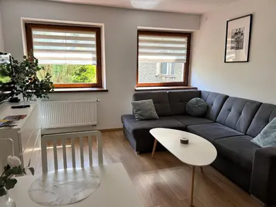 Część wypoczynkowa w obiekcie Piast Castle Apartment Brzeg