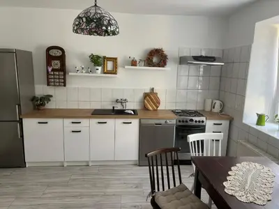 Kuchnia lub aneks kuchenny w obiekcie Chata pod gruszą